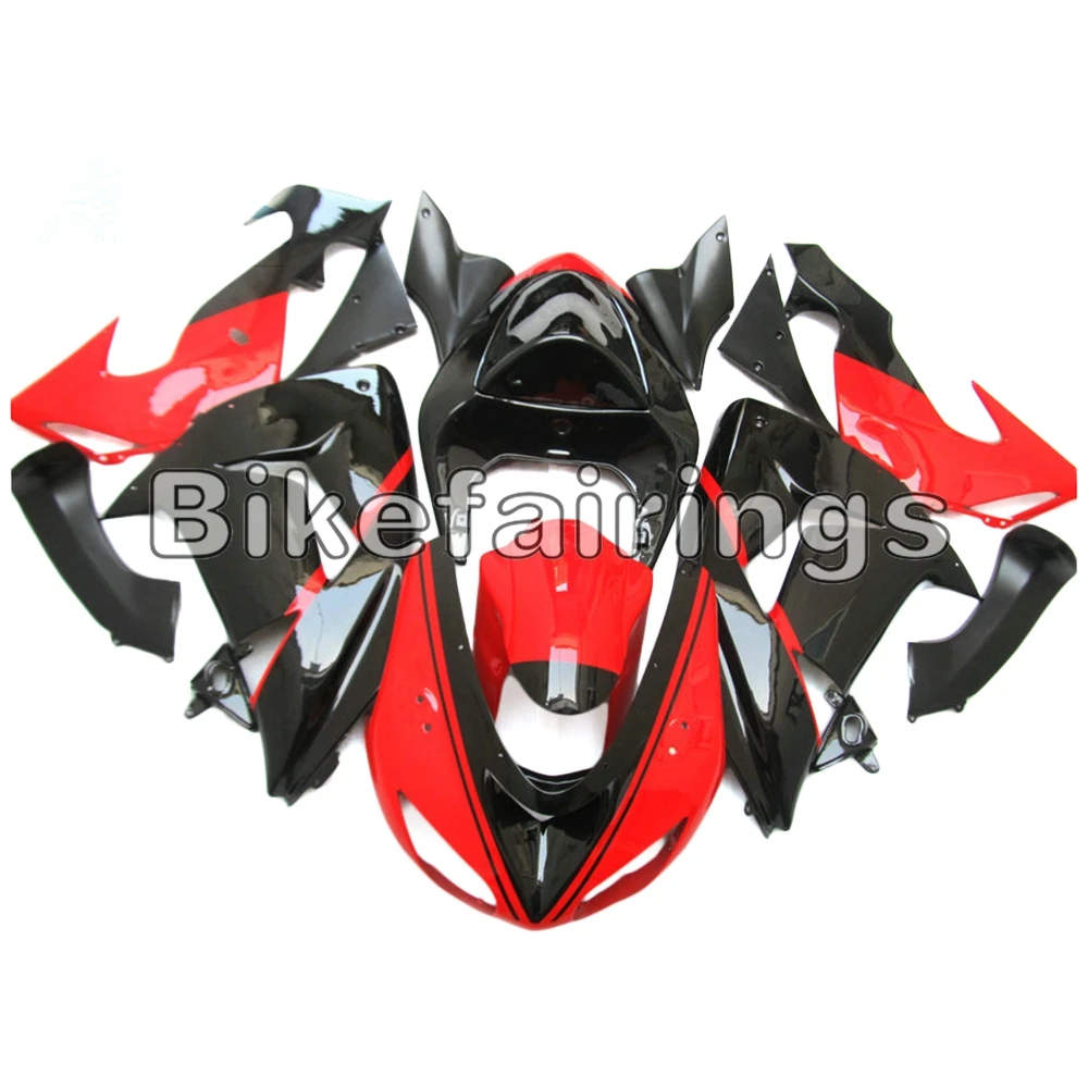 

Обтекатели Sportbike ABS для ZX10R 2006 2007 06 07 ZX-10R мотоциклы в комплекте красные черные рамы зова