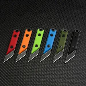Универсальный нож для мытья камня, ручка из нержавеющей стали и АБС-пластика для кемпинга, портативная мини-бумага, инструмент для ежедневного использования, 6 цветов