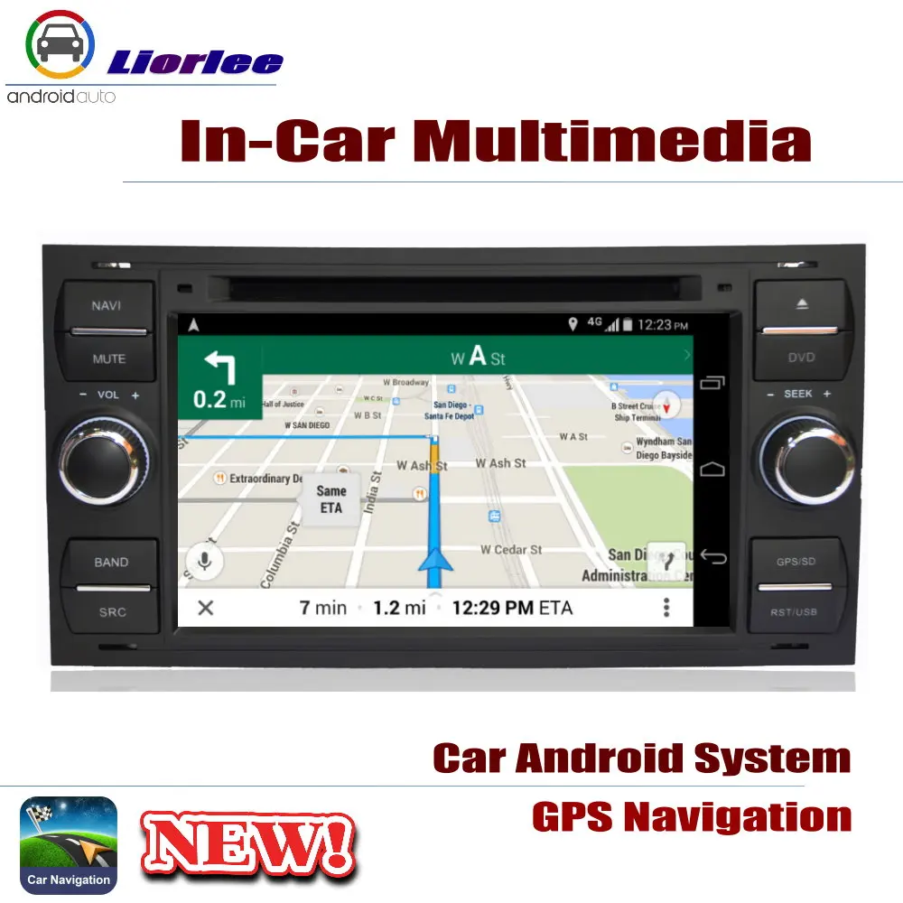 Автомобильное радио DVD GPS плеер навигация для Ford Fusion 2002 2009 Android HD дисплей система