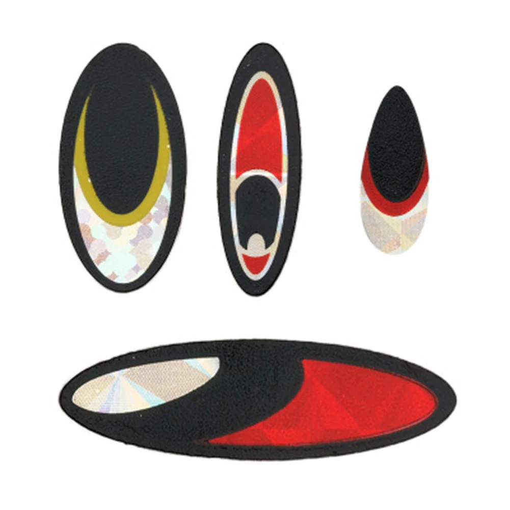 Luya искусственная приманка 3D имитация глазного яблока вспышка плоская наклейка