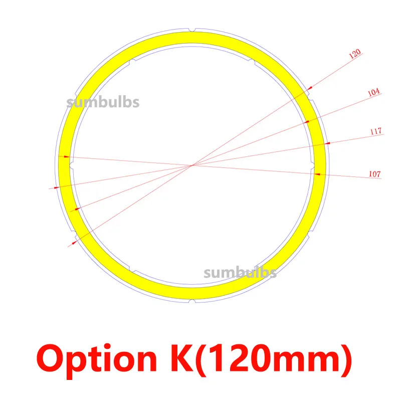 

Светодиодный источник света Symbuth "Ангельские глазки", 2-12 Вт, 12В, холодный/теплый белый свет