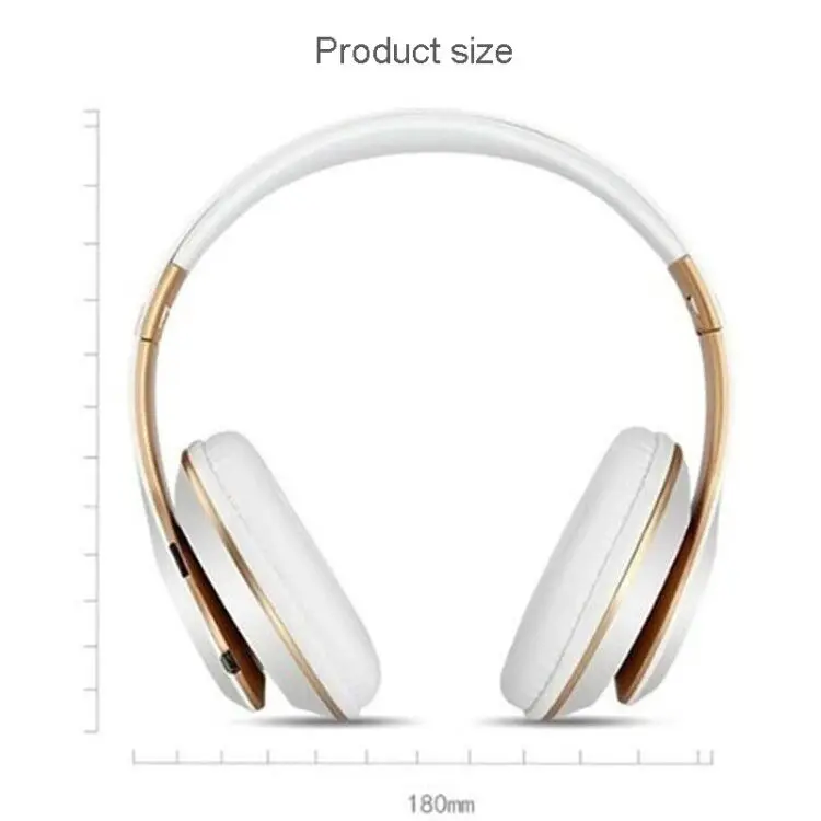 Беспроводные Bluetooth наушники, Bluetooth гарнитура, Hi-Fi стерео накладные наушники с TF картой, AUX кабель для Iphone, samsung, Xiaomi Phone PC
