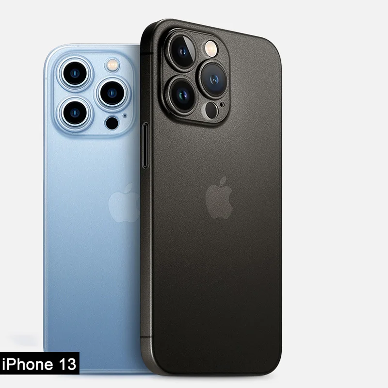 0 3 мм ультра тонкий матовый чехол для телефона iPhone 11 12 13 Mini Pro Xs Max X Xr Жесткий PP