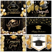 congratulation graduation graduate children back to school balloon glitter photographic background vinyl photography backdrop