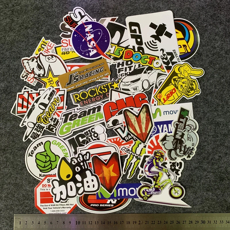 40 шт./компл. автомобильные наклейки мотоциклетная наклейка боковое украшение для