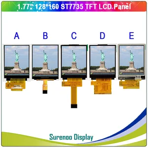 ЖК-модуль ST7735, 1,771,8 дюйма, 128*160, последовательный SPI  8_Bit MCU TFT, панель экрана, LCM, встроенная сенсорная панель