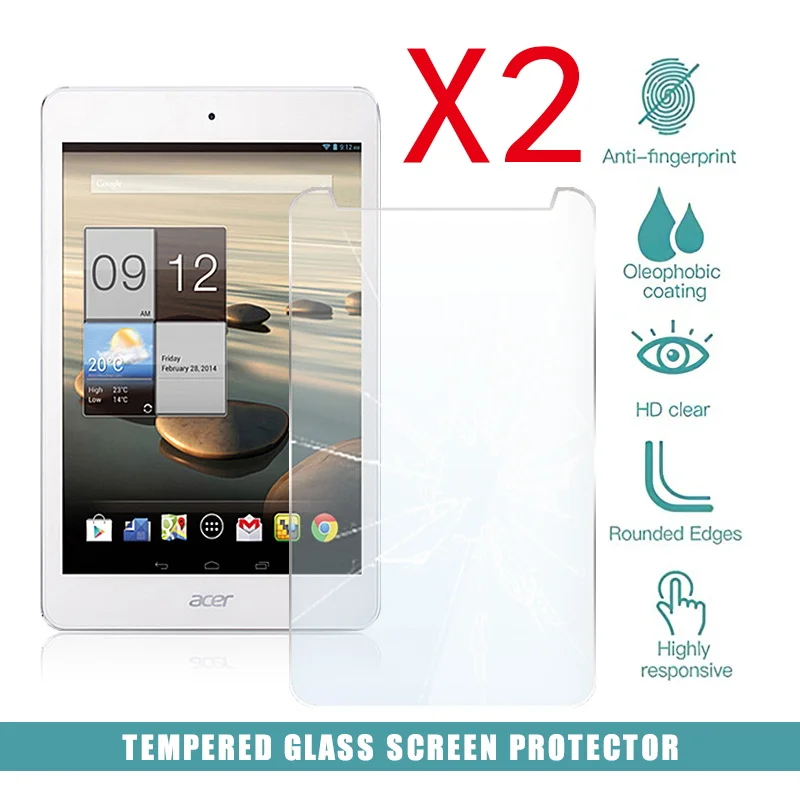 

2Pcs Tablet Tempered Glass Screen Protector Cover for Acer Iconia W3 810 9H Tempered Glass Screen Protector Film