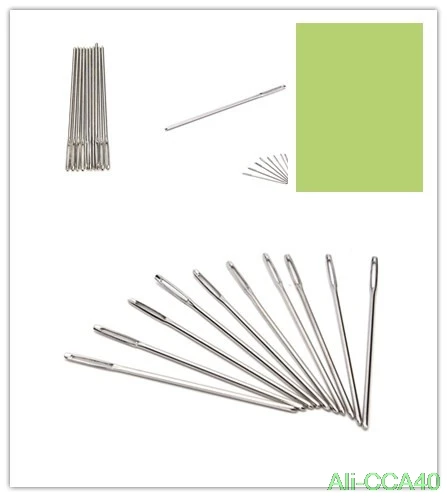 

10Pcs/Set DIY Crafts Large Eye Embroidery Tapestry Knitters Wool Needles Blunt Bees Darning Needles Threading Metal Sewing Tools
