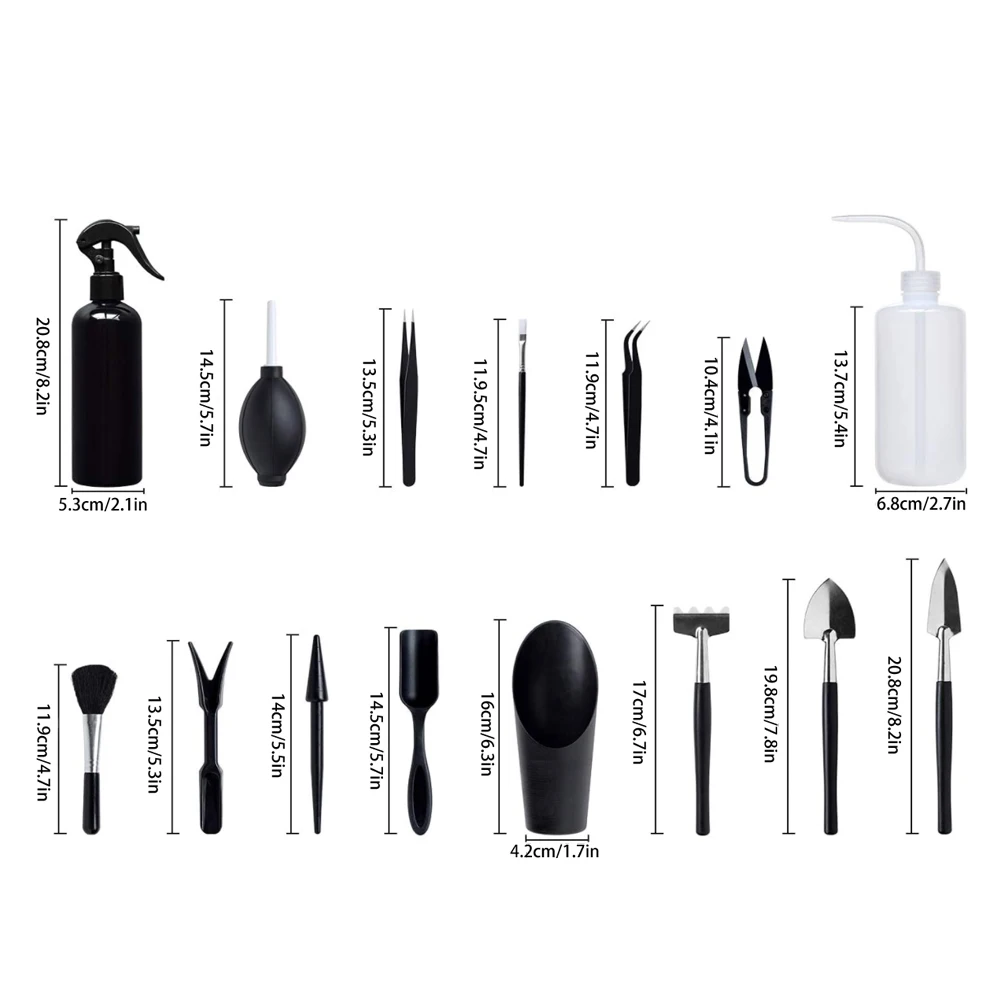 

Succulent Plants Tools Mini Garden Hand Tools Set Transplanting Tools Miniature Planting Gardening Tool Set For Indoor Miniature