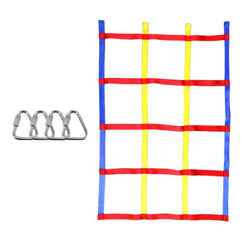 

1PC Outdoor Game Outdoor Play Sets Interactive Kid Climbing Cargo Net Garden Yard Climber Ladders for Obstacle Courses 54DF