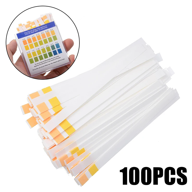 PH лакмусовая бумага 100 полосок тестовая Аквариум Пруд тест на питьевую воду