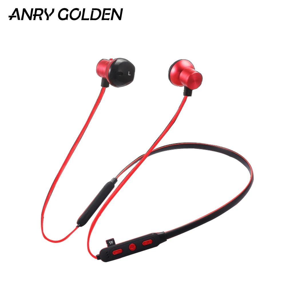 ANRY M12 Bluetooth наушники нашейные беспроводные наушники шумоподавление микрофон Bluetooth магнитные наушники Поддержка tf-карты