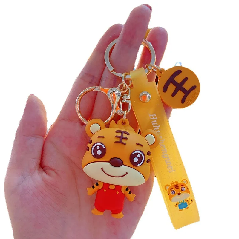 

Креативный талисман кукла-Тигр брелок Kawaii Зодиак Студенческая сумка Украшение Фигурка Модель Детская игрушка рождественские подарки