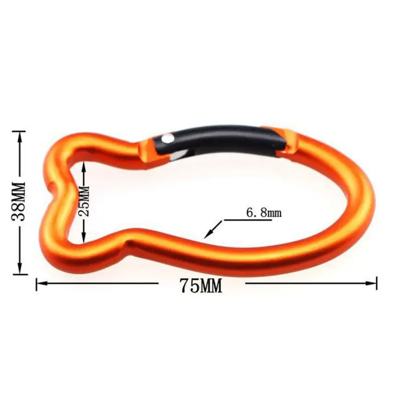 5 шт./компл. карабин круглый легкий Алюминий сплав быстра петля разъемы висячий