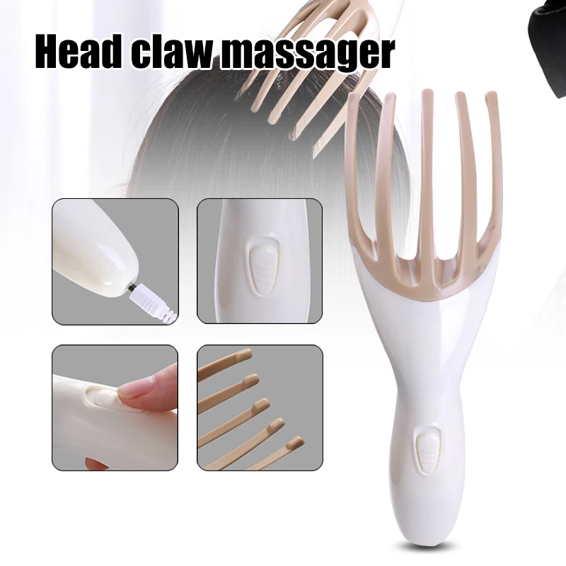 

2019 Electric Head Massager Five-Pronged Head Claw Scalp Head Full Body Electric Scalp Massager Multi-Function