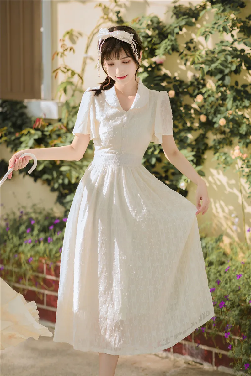 

The new film of tall waist thin temperament of cultivate one's morality dress