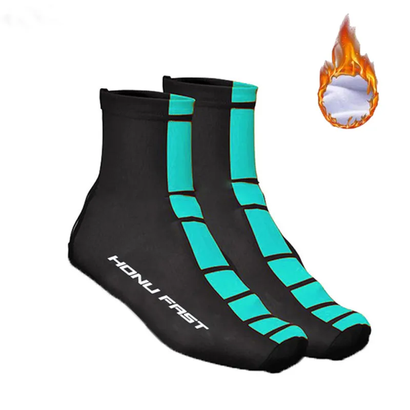 

2022 HONU FAST Winter Cycling Shoe Cover Men's Thermal Windproof Cycling MTB Bike Shoes Covers Bicycle Overshoes Cubre Ciclismo