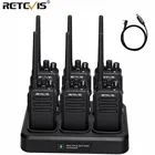 DMR радио 6 шт. Retevis RT81, высокая мощность, цифровая рация, водонепроницаемая, IP67 UHF VOX, двухстороннее радио для фермы, фабрика, склад