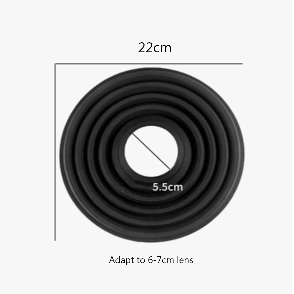 Lens Hood Anti-reflective Foldable Double-sided Filter Threaded Digital Camera For Images Videos Photographer |