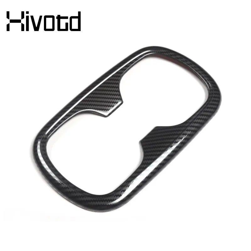 Hivotd задний держатель стакана для воды молдинги рамка Крышка отделка аксессуары