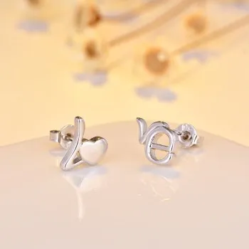 

LOVE Stud Earrings Simple Love Female Style Stall Ear Jewelry English Letter Student Earrings Wholesale