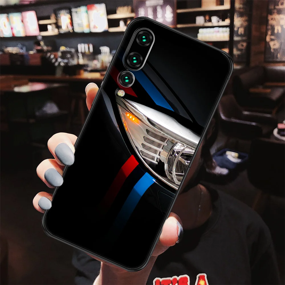 

Sport BMW Super car Phone case For Huawei P Mate P10 P20 P30 P40 10 20 Smart Z Pro Lite 2019 black trend prime fashion shell 3D
