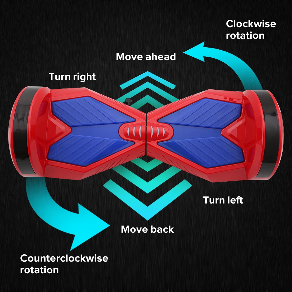 IScooter Hoverboard 8 дюймов Bluetooth динамик Электрический гироскутер гироскоп для