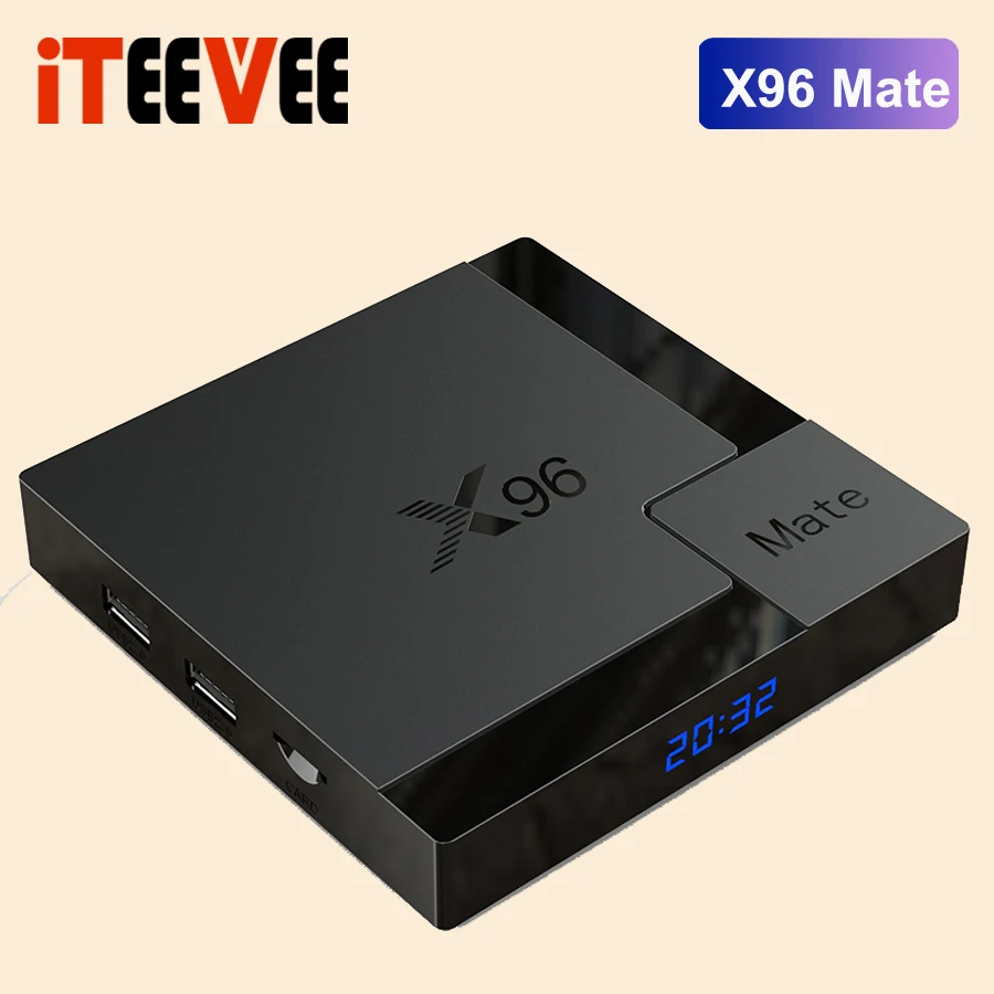 Приставка Смарт-ТВ X96 Mate Android 10 Allwinner H616 4 ядра + 32/64 ГБ 2 4/5 0 ГГц Wi-Fi | Телеприставки