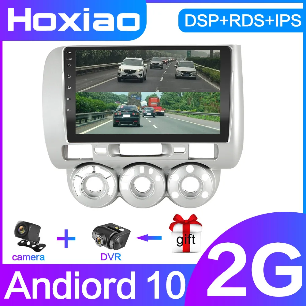 9 &quotAndroid 10 0 для HONDA JAZZ City 2002 2003 2004 2005 2006 2007 2DIN Мультимедиа Стерео Автомобильный