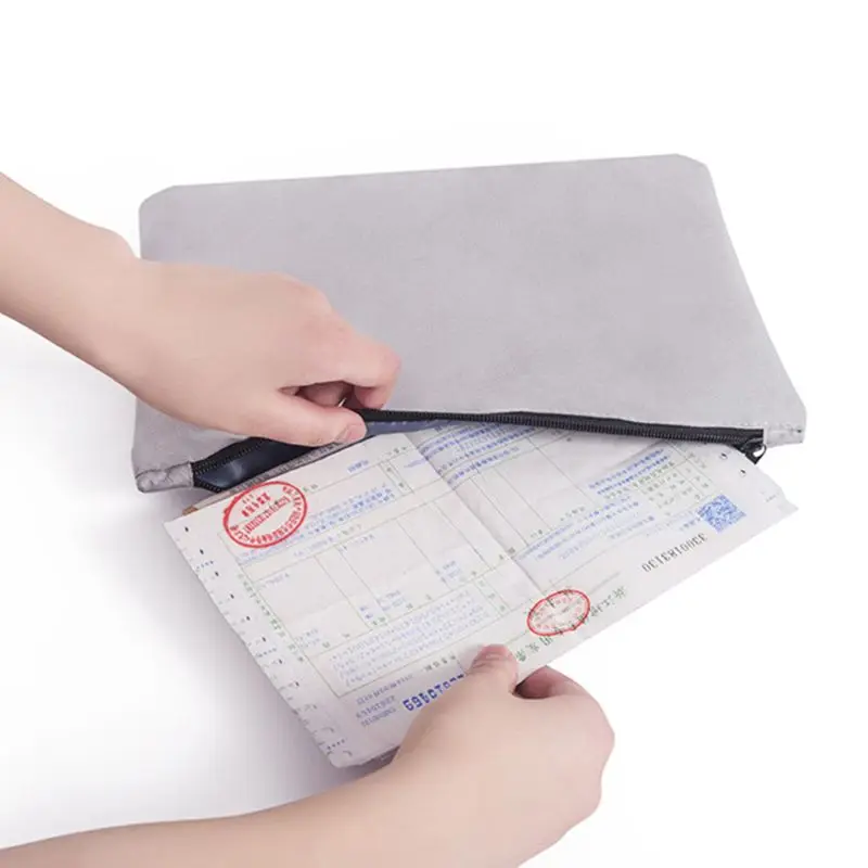 

Document Ticket Storage Bag Waterproof Large Capacity Different Compartments Certificates Files Organizer for Home Office Travel