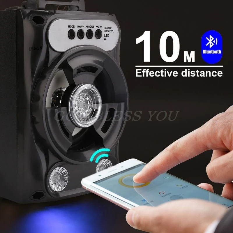 Большая беспроводная звуковая система с Bluetooth-динамиком басовая стереосистема