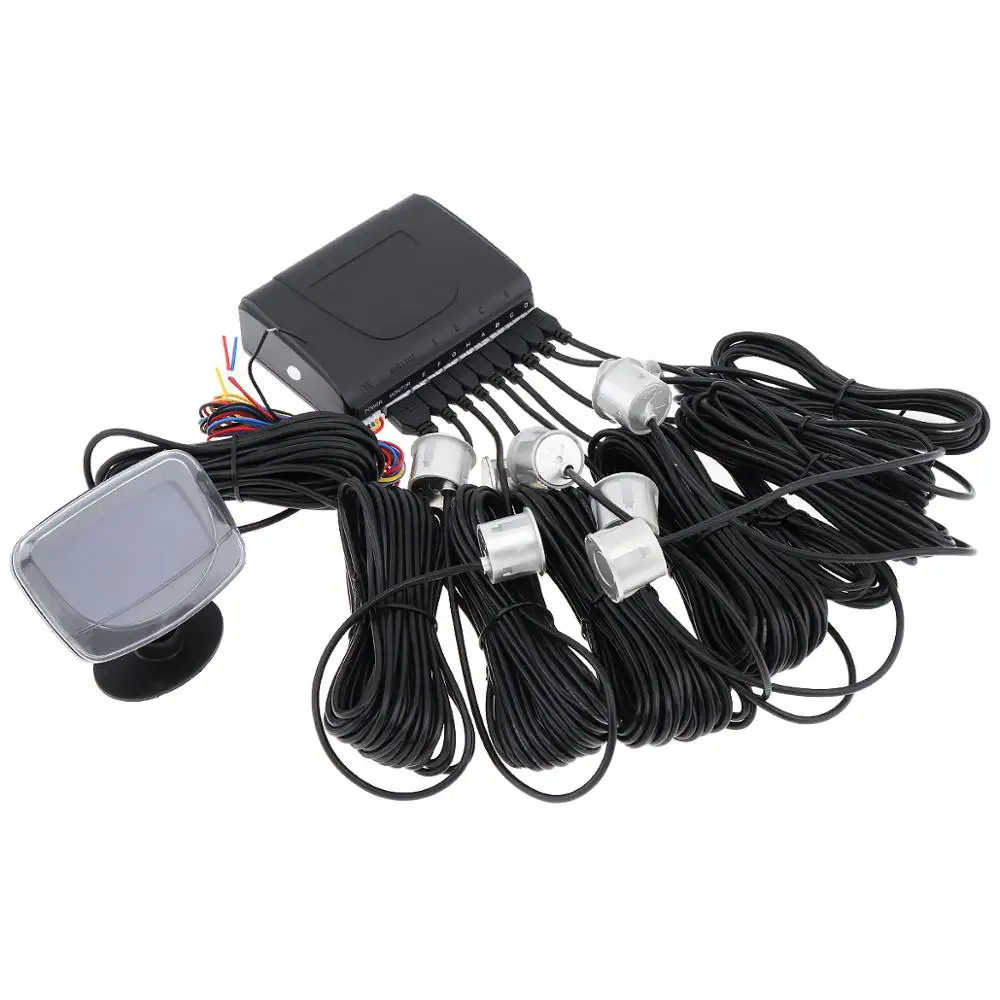 Парктроник с двойным процессором водонепроницаемая камера заднего вида 8