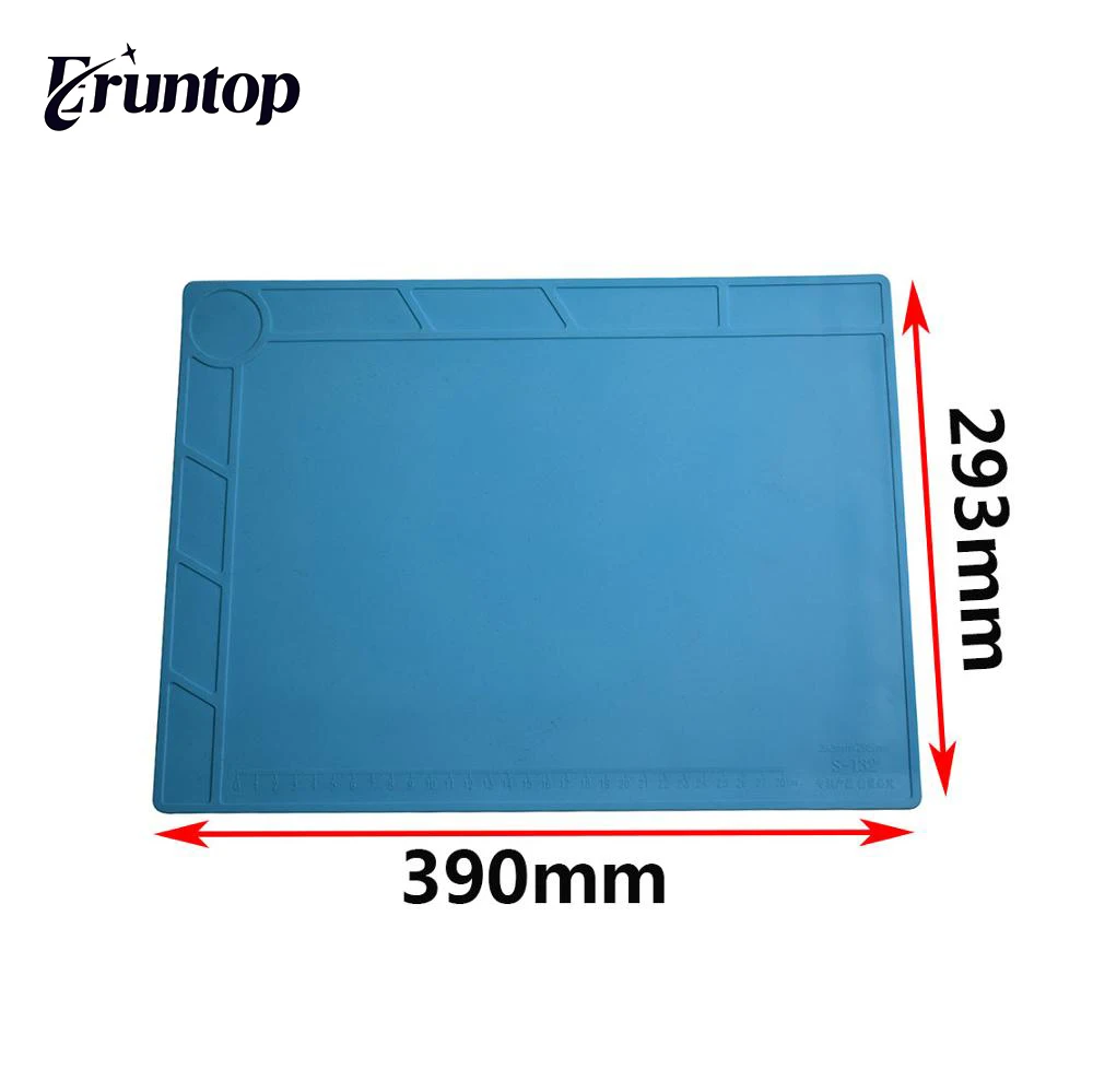Теплоизоляционный коврик Eruntop ESD для пайки рабочий с магнитом силиконовая