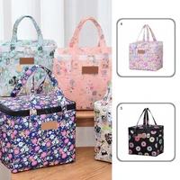 polyester practical wide compatibility cooler bag compact lunch box insulated for travel