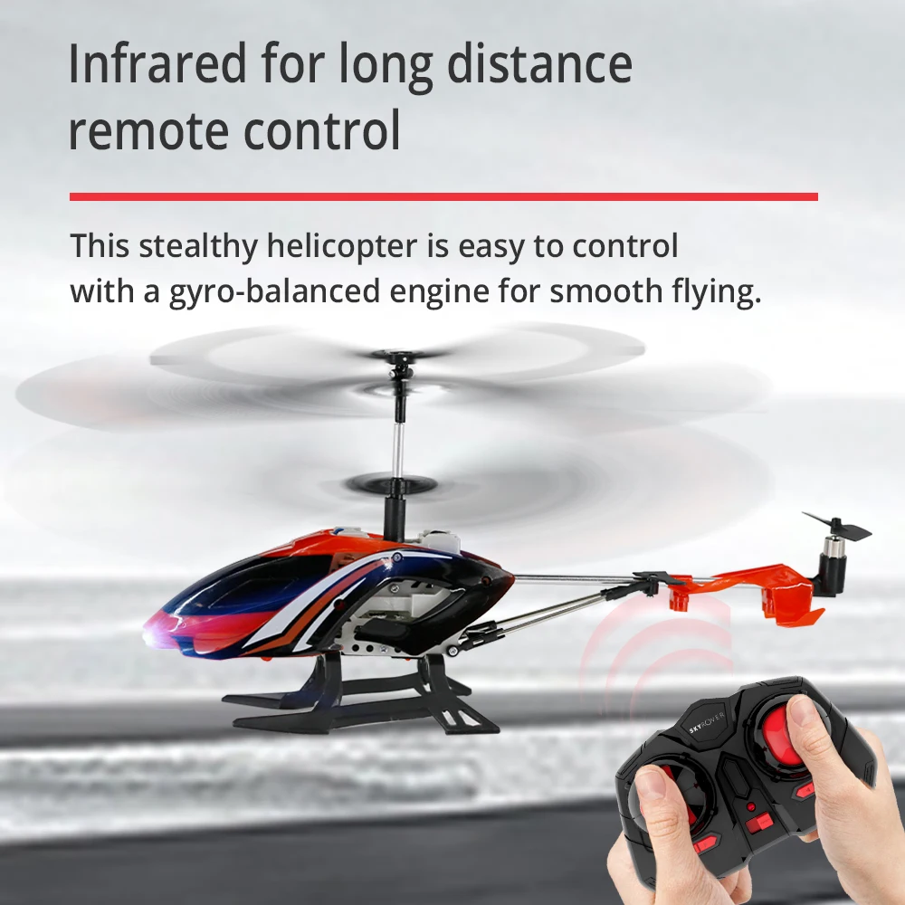 Радиоуправляемый мини-вертолет Sky Rover с инфракрасным гироскопом и