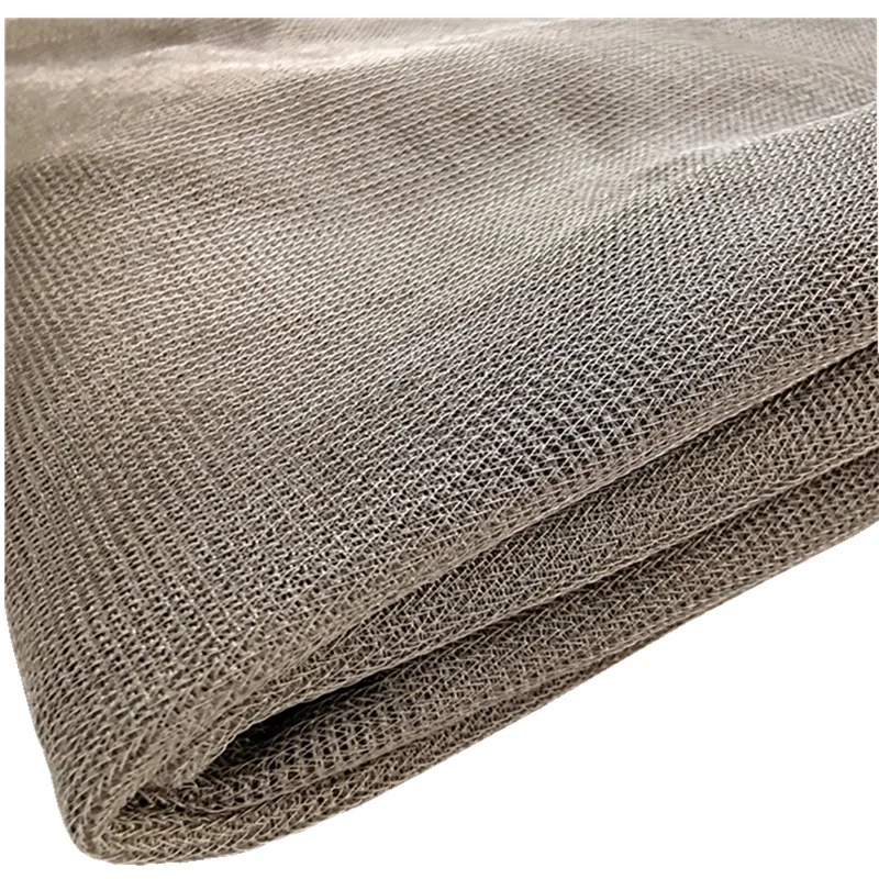

50cm*150cm Silver Radiation Fiber Mesh Cloth Anti-radiation Shielding Fabric for Protection Clothing Curtain Maternity Wear