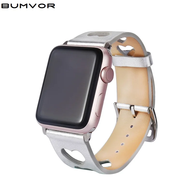 Кожаный ремешок для часов Apple Watch 42 мм 38 40 44 iWatch Band Спортивная Пряжка 1 2 3 4|Ремешки