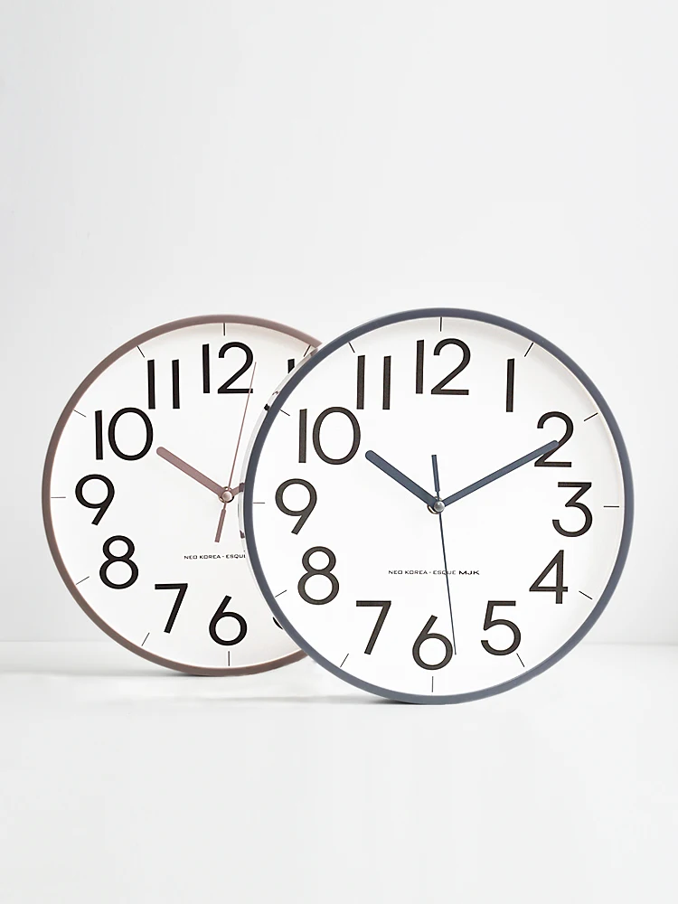 

Mute Creative Wall Clock Fashion Personality Large Living Room Wall Clock Modern Design Nordic Reloj Pared Home Decor EB5WC
