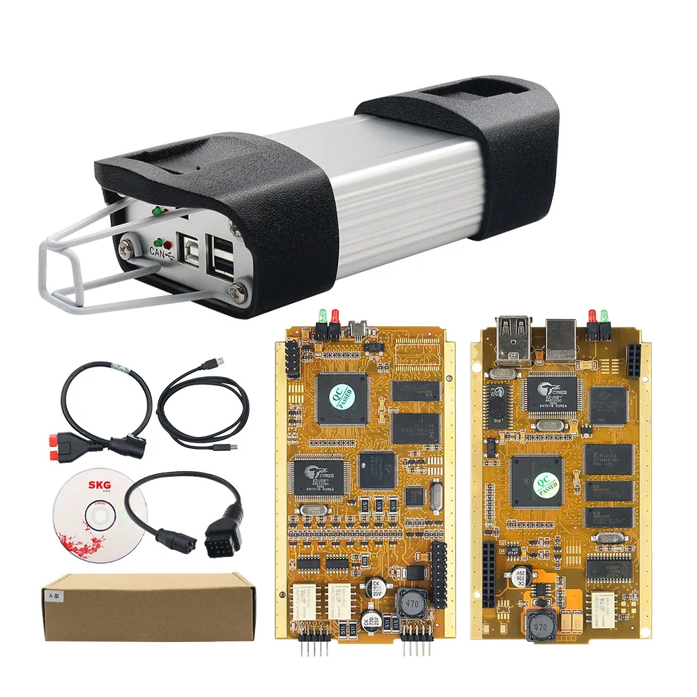 2021 CYPERSS AN2131QC AN2136SC Can Clip для Renault диагностический инструмент полный чип V207 + Reprog V191