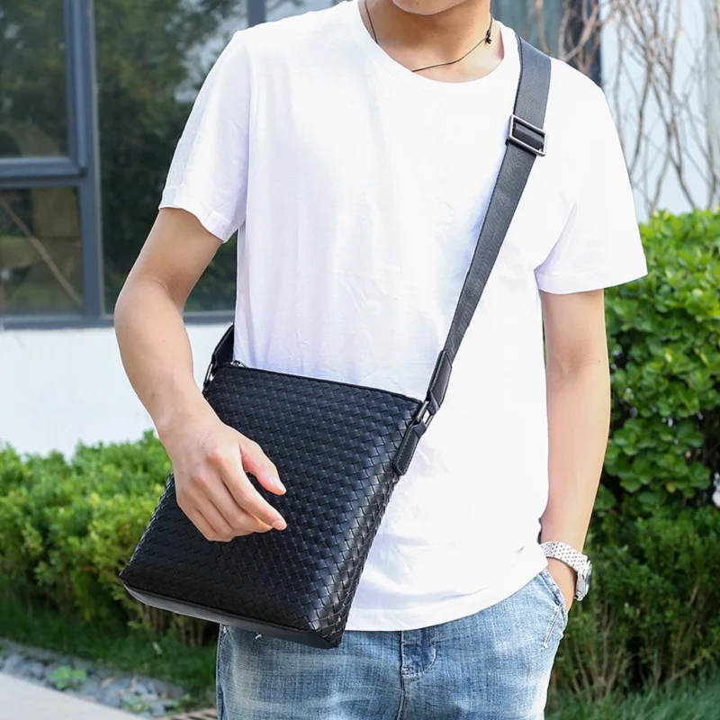 New Design Men's Microfiber Synthetic Leather Business Briefcase Casual Shoulder Crossbody Bag Messenger Laptop Bag Travel Bag