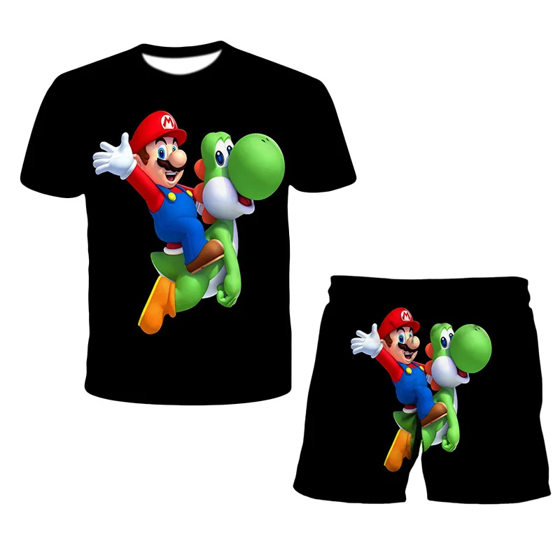 

Sports Suit Casual Baby Sets Boys Clothes 2021 Summer Kids Clothes 3d Print Suits Toddler Girls Sets Top+shorts 2pcs Sets