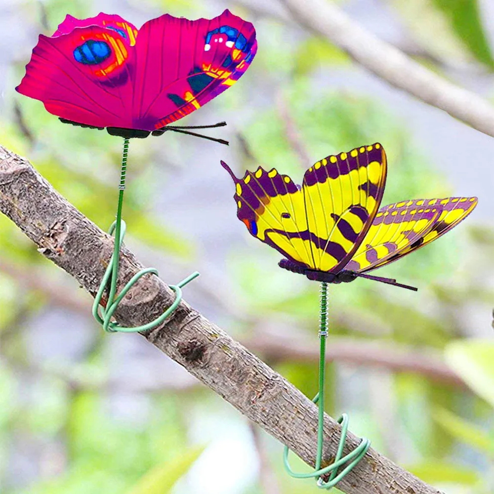 Домик-бабочка для сада украшение дома уличный цветочный горшок двора Цветочная