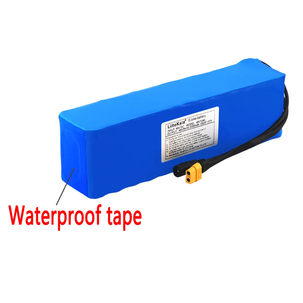 

LiitoKala 48V 10ah 13s3p High Power 18650 Battery Electric Vehicle Electric Motorcycle DIY Battery BMS Protection XT60 Plug