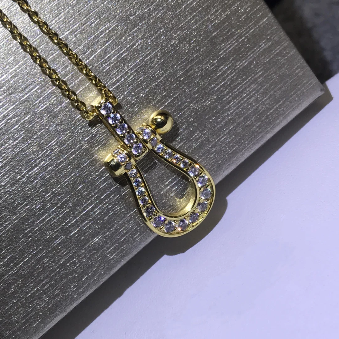 

Gorgeous Jewelry From European And American Luxury Brands; Classic Label Alloy Diamond Necklace; Charming And Sexy