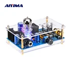 Трубчатый предусилитель AIYIMA 6N11, усилитель для стереонаушников, усилитель для наушников класса А, домашний буфер, усилитель звука с регулировкой громкости тона