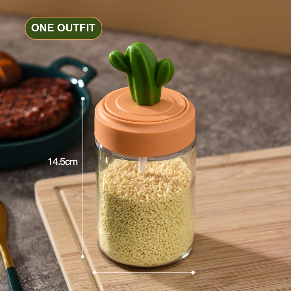 1 шт. новая кухонная банка С КАКТУСОМ шейкер для соли коробка приправ Набор