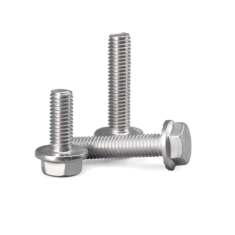 Фланцевая головка из нержавеющей стали 304 шестигранный болт с прокладкой