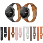 Ремешок из натуральной кожи для Huawei Watch GT3 42 мм 46 мм GT2 Pro GT 2e Honor MagicWatch, 20 мм 22 мм