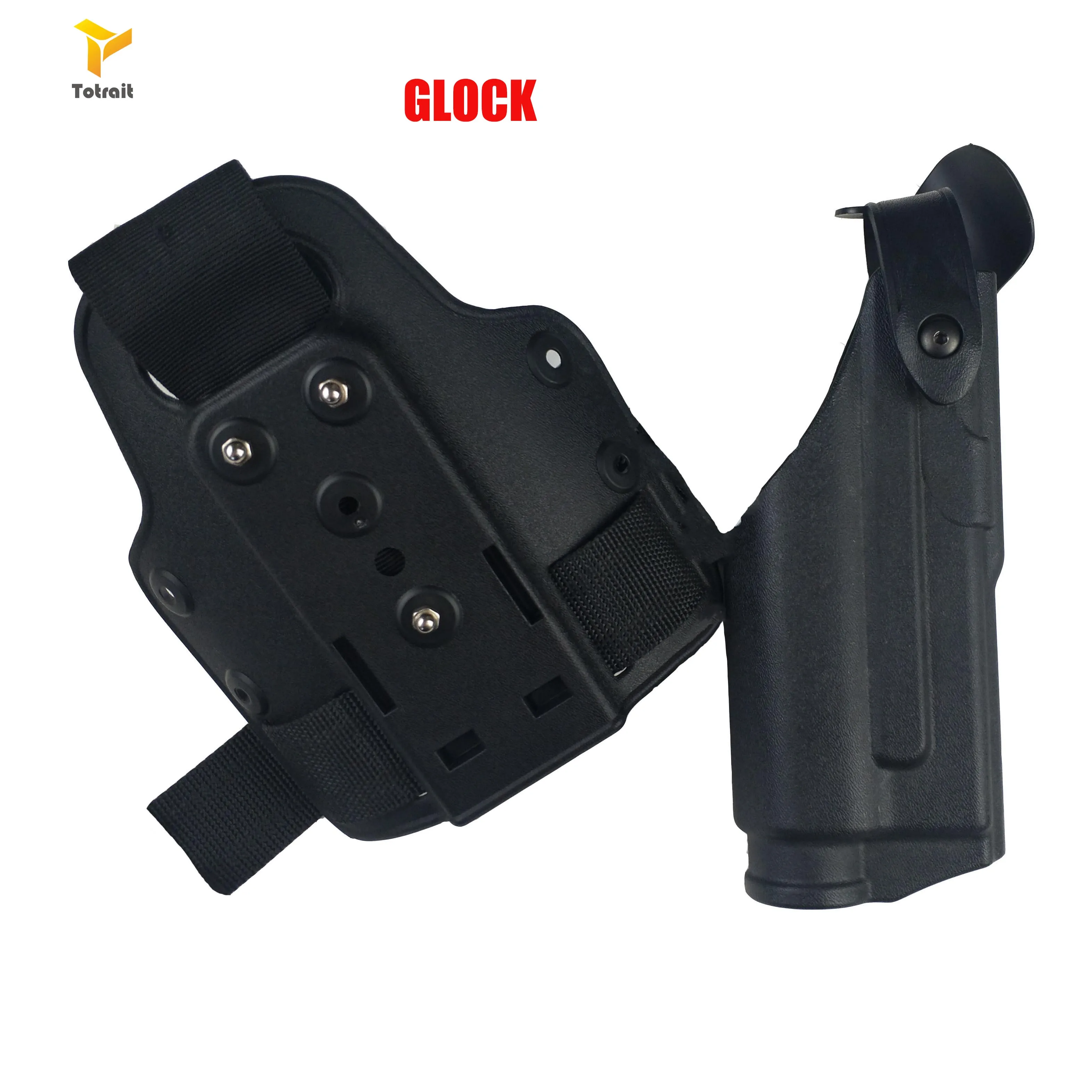 

Tactical Gun Holster Safa Combat Glock 17 1911 Beretta M92 M9 P226 USP Adjustable Airsoft Pistol Gun Drop Leg Holster blac