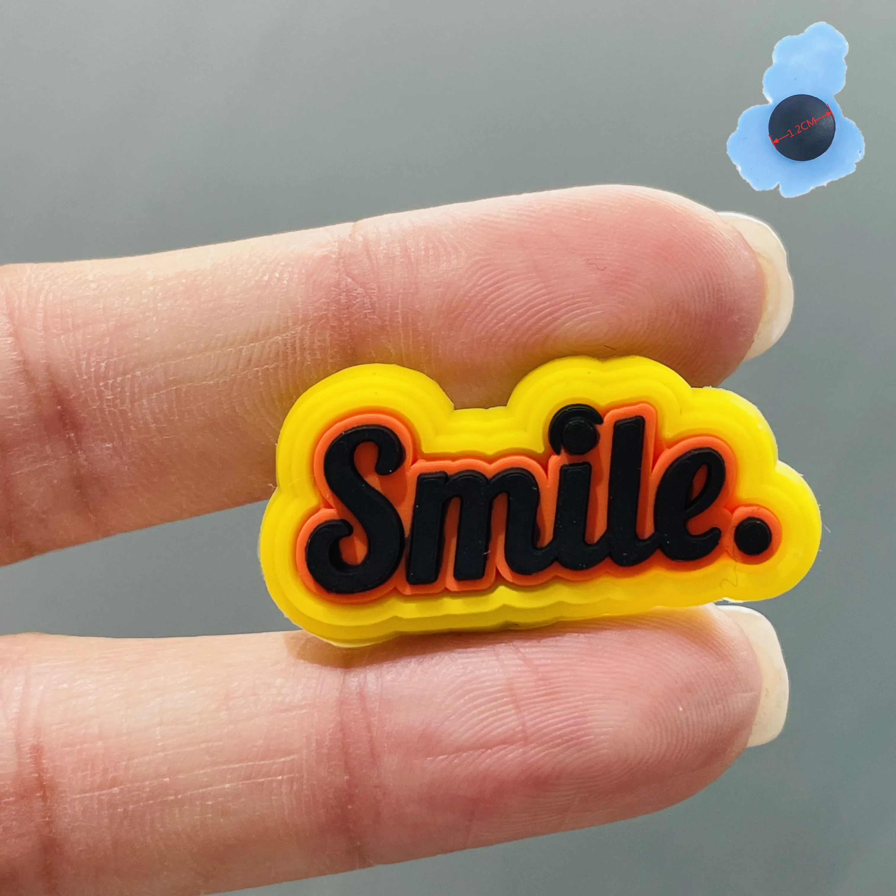 Фото Подвески для обуви с надписью Be Happy Smile 1 шт. аксессуары буквами алфавита подарок Подвески для обуви с надписью Be Happy Smile 1 шт. аксессуары буквами алфавита подарок